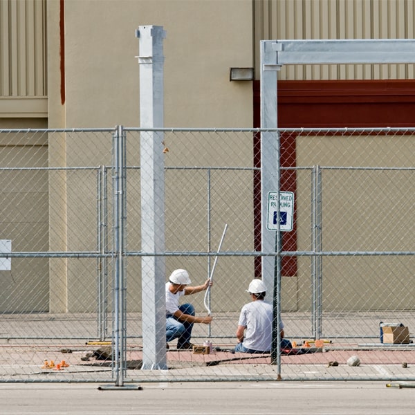 how long can i lease the temporary fence for my work site or event in Wilmington